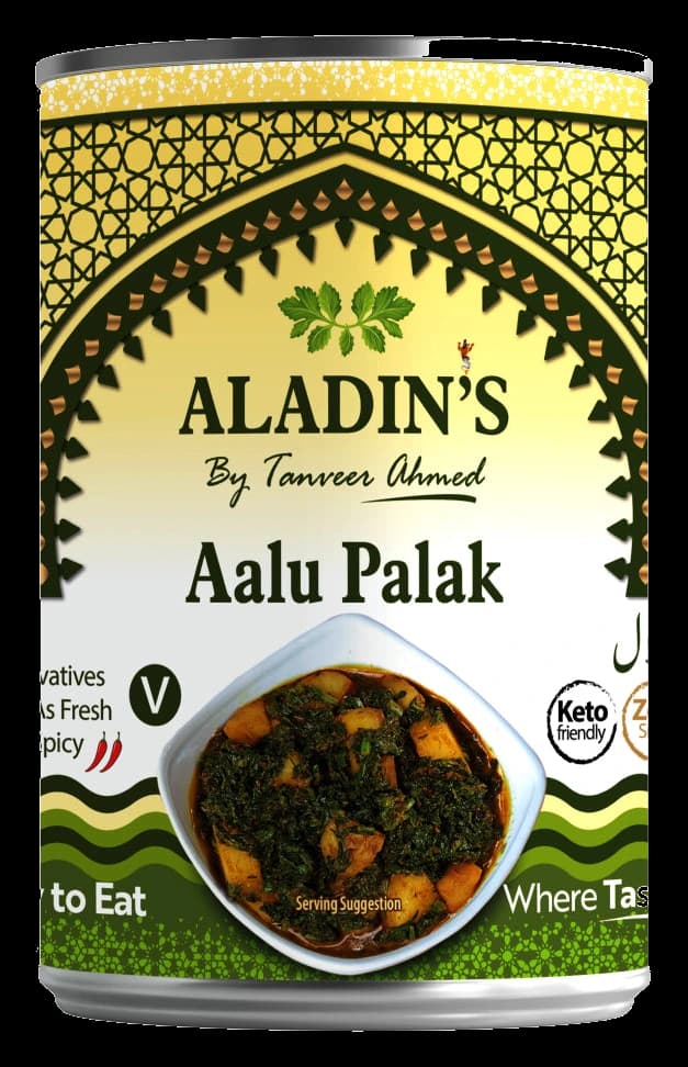 Official ALADIN by Tanveer Ahmed Aalu Palak Tin Pack
