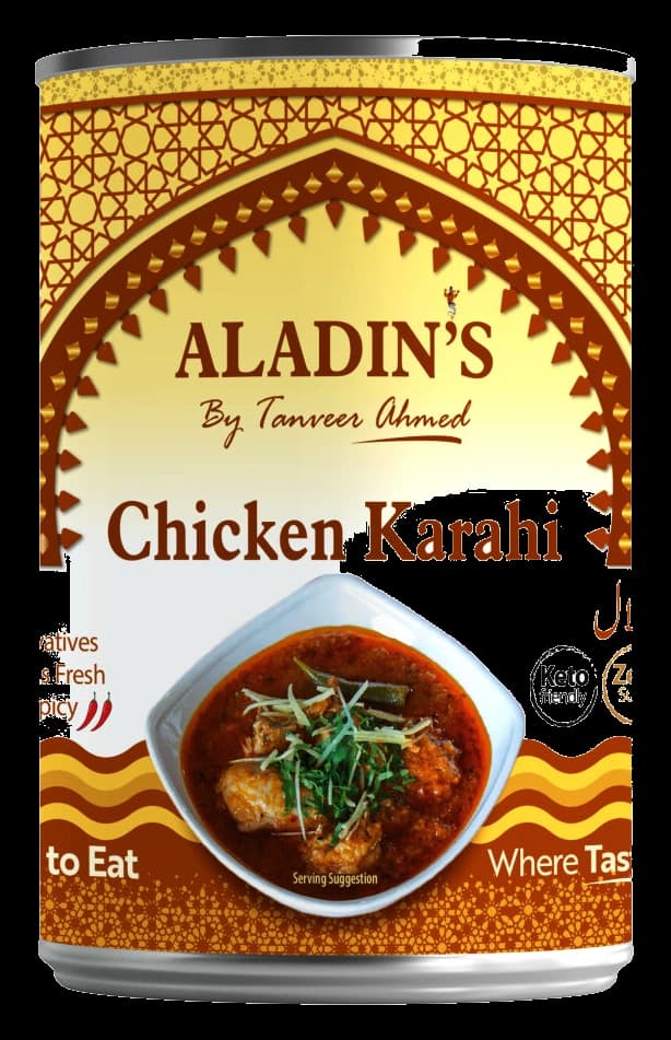 Official ALADIN by Tanveer Ahmed Chicken Karahi Tin Pack