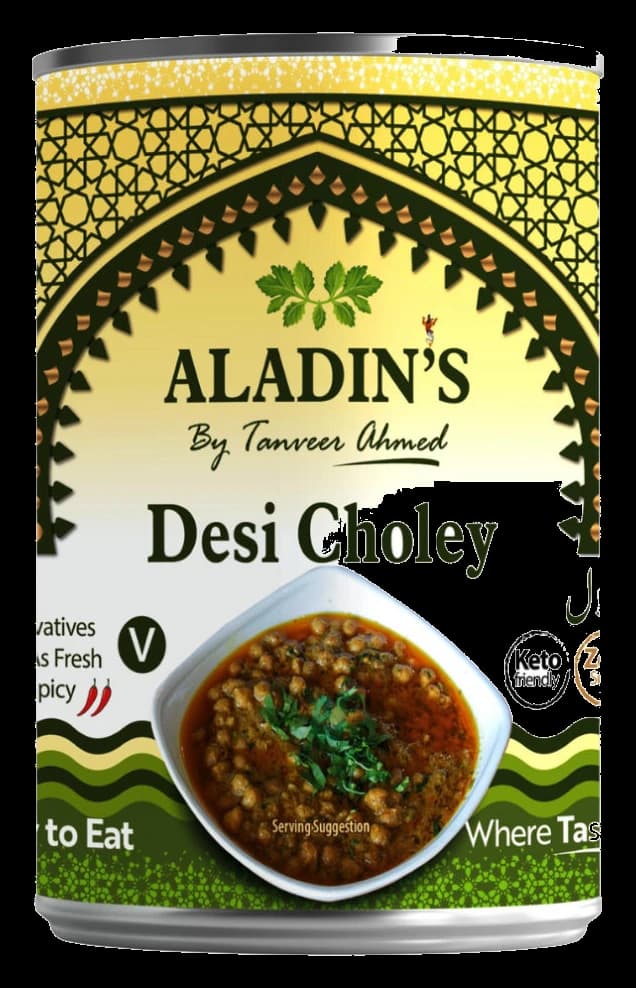 Official ALADIN by Tanveer Ahmed Desi Choley Tin Pack