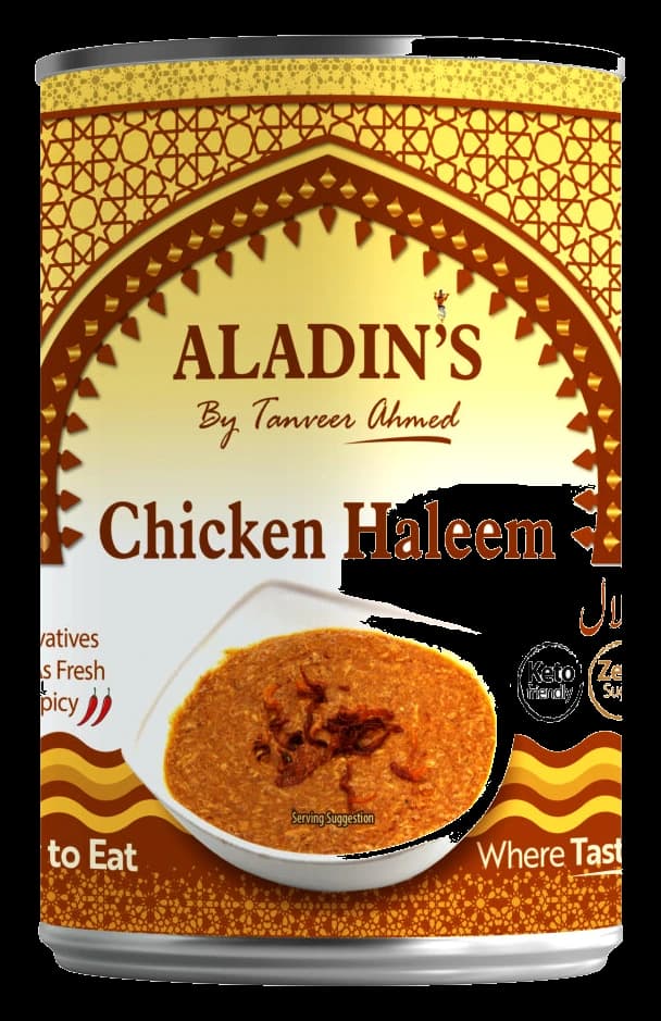 Official ALADIN by Tanveer Ahmed Chicken Haleem Tin Pack