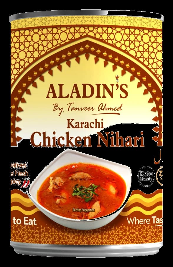 Official ALADIN by Tanveer Ahmed Karachi Chicken Nihari Tin Pack