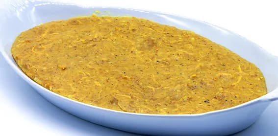 Modern presentation of Haleem at Aladin